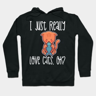 I Just Really Love Cats, OK? product Hoodie